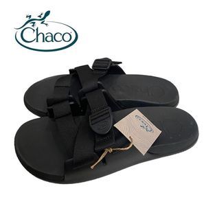 CHACO Women's Chillos Slide Black Sandals -Size 10